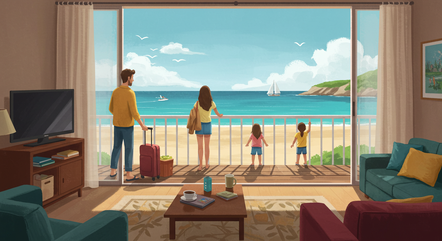 가족 단위 여행객에게 맞는 펜션과 오션뷰 숙소