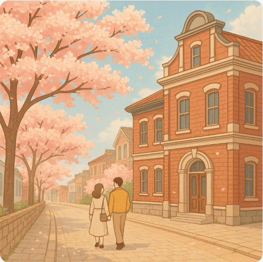 인천 자유공원 왕벚꽃 봄뷰 힐링 주말여행2