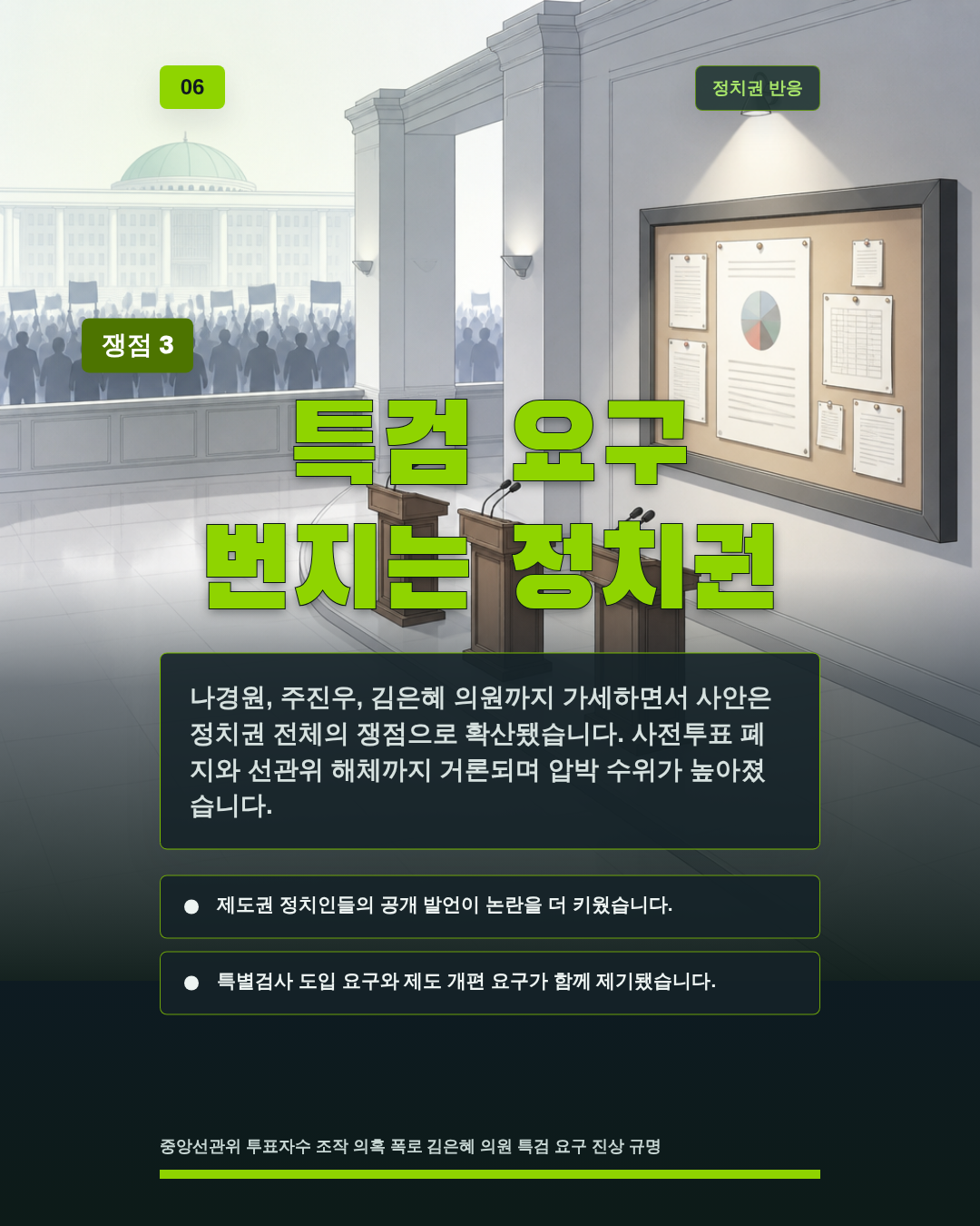 특검 요구 번지는 정치권