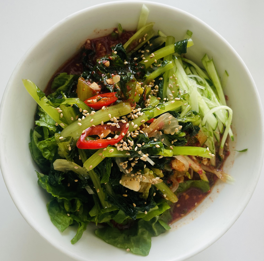 열무 비빔국수