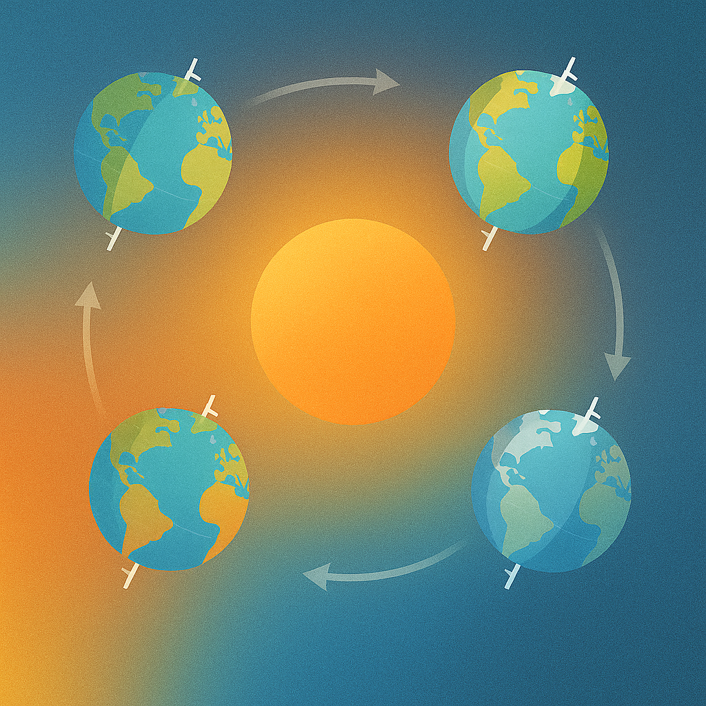 계절은 왜 생기는가? – 지구의 자전축 기울기와 공전의 과학