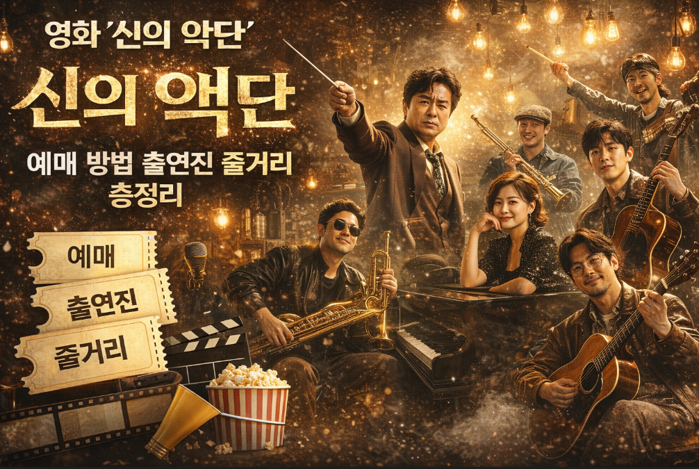 영화 신의 악단 예매부터 출연진까지 완벽 가이드