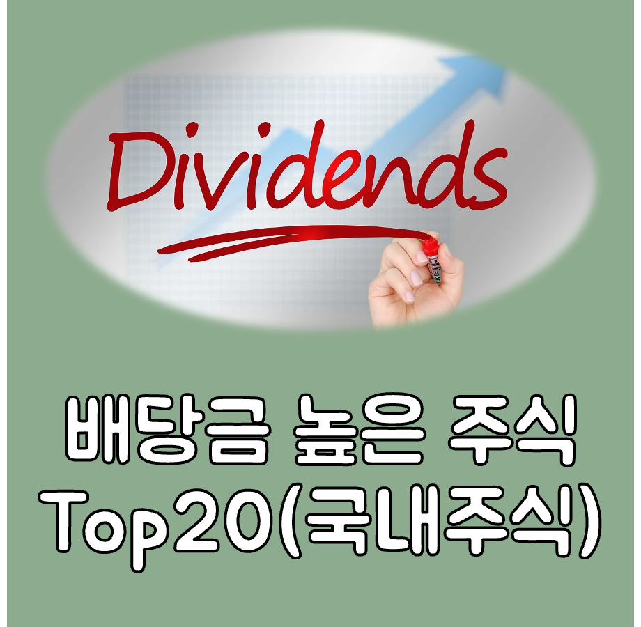 배당금 높은 주식 순위 대표이미지
