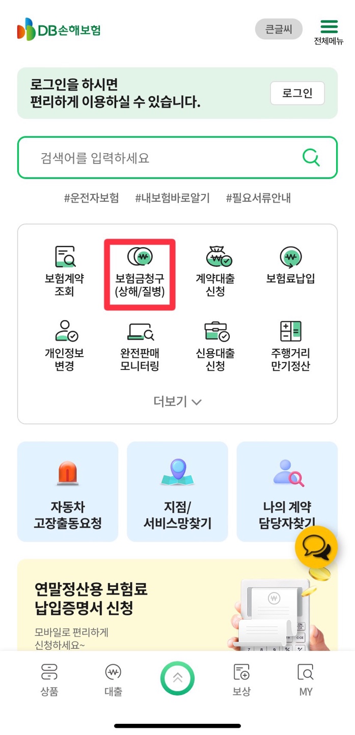 하혈 부정출혈 이유 보험 청구