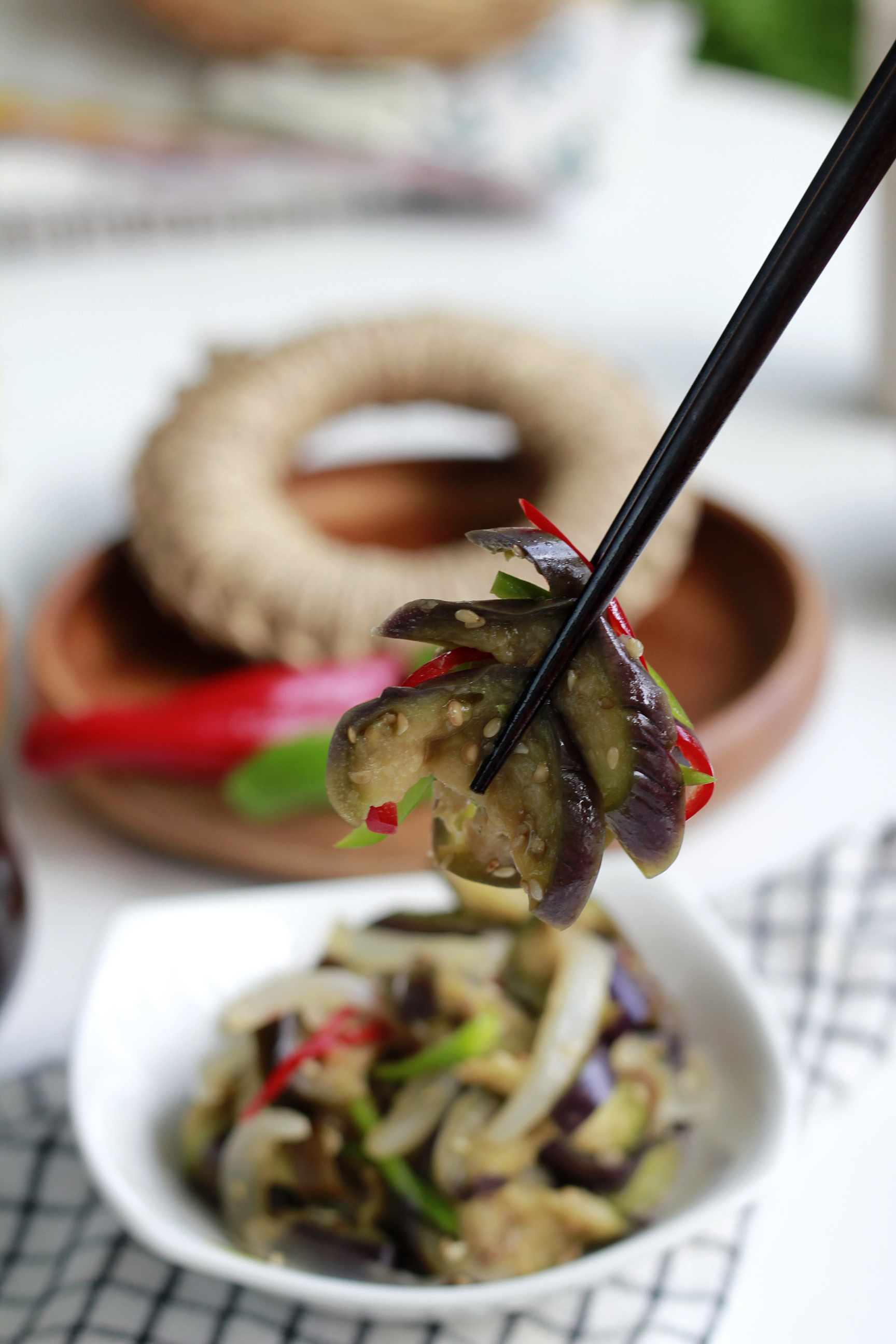 가지무침_찐가지나물무침