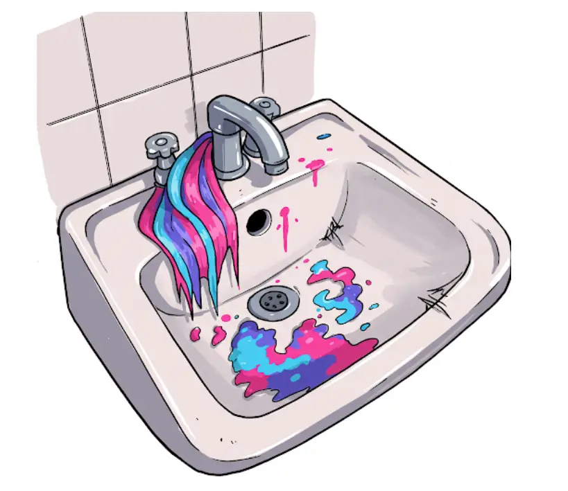 세면대염색약 지우는 방법-2