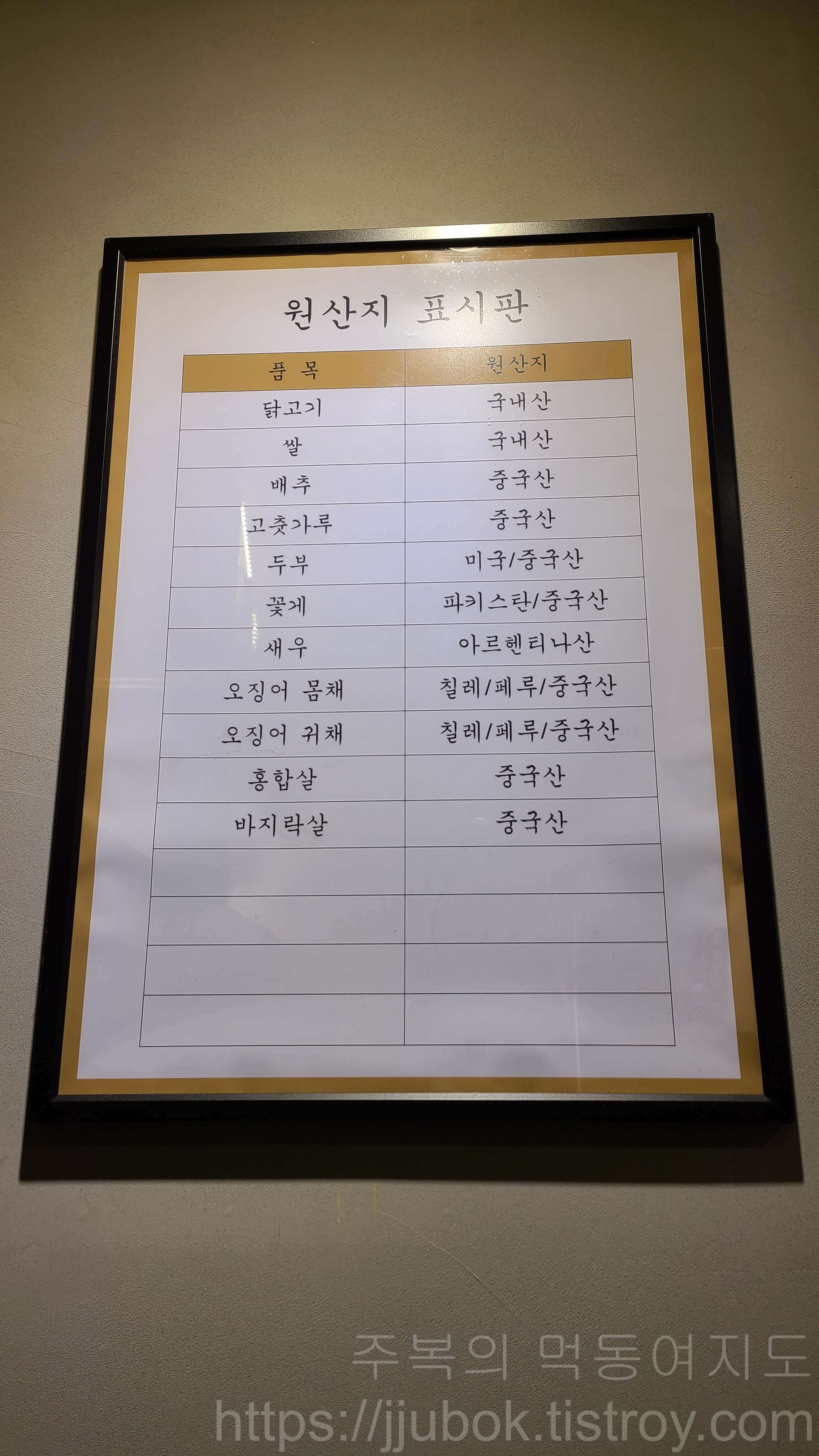 팔각도-구월점-원산지