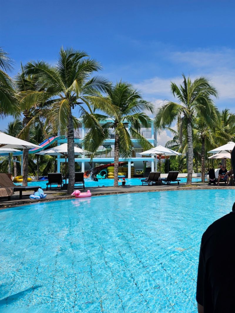 리비에라 리조트 워터파크 키즈 슬라이드 모습