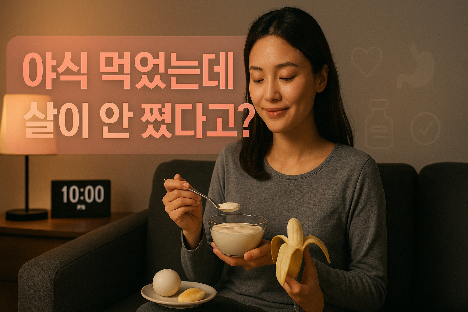 1.야식 먹고도 체중 유지한 비법