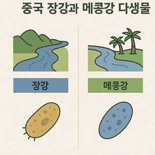 중국 장강과 메콩강 미생물 다양성 관련 사진