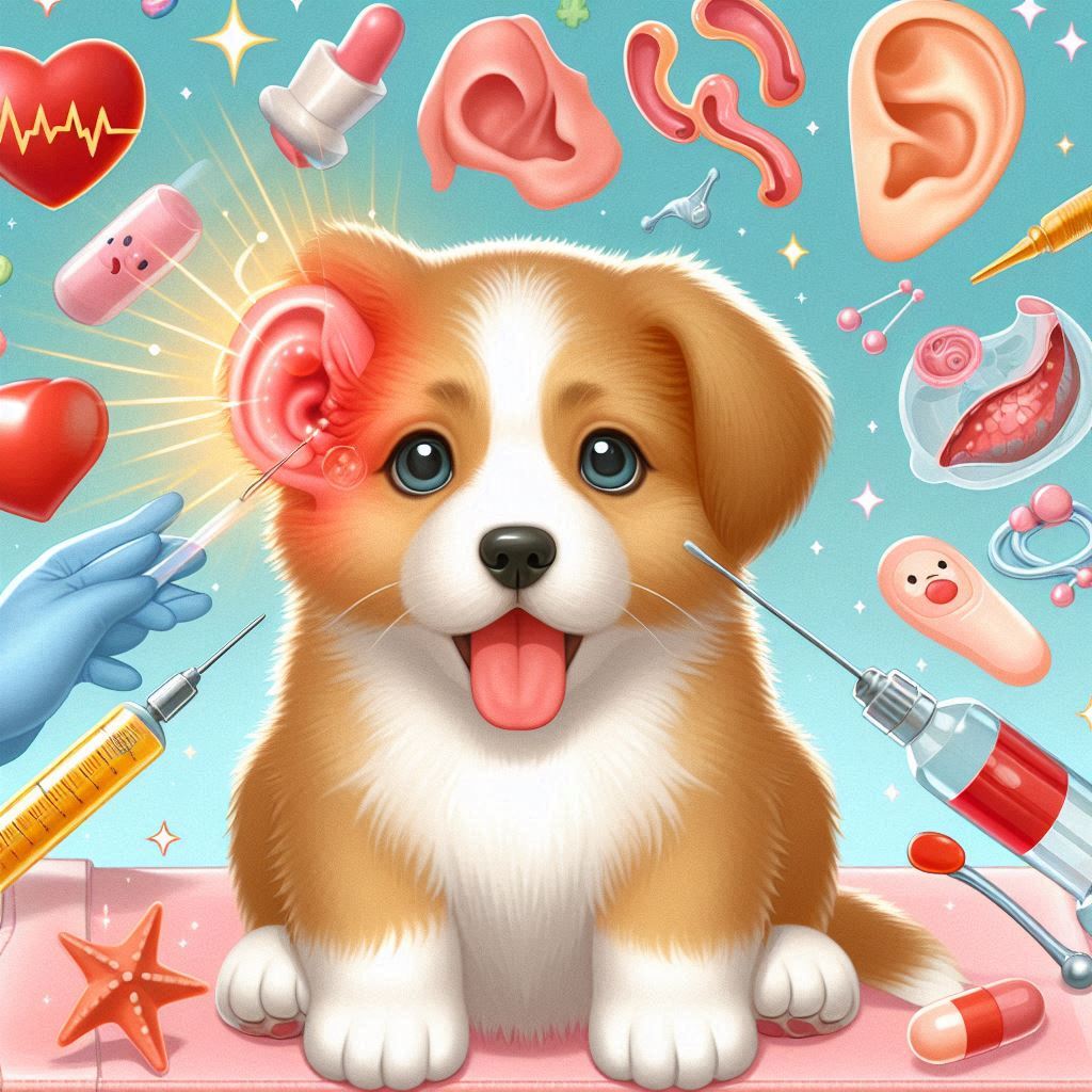 강아지 귀염증1