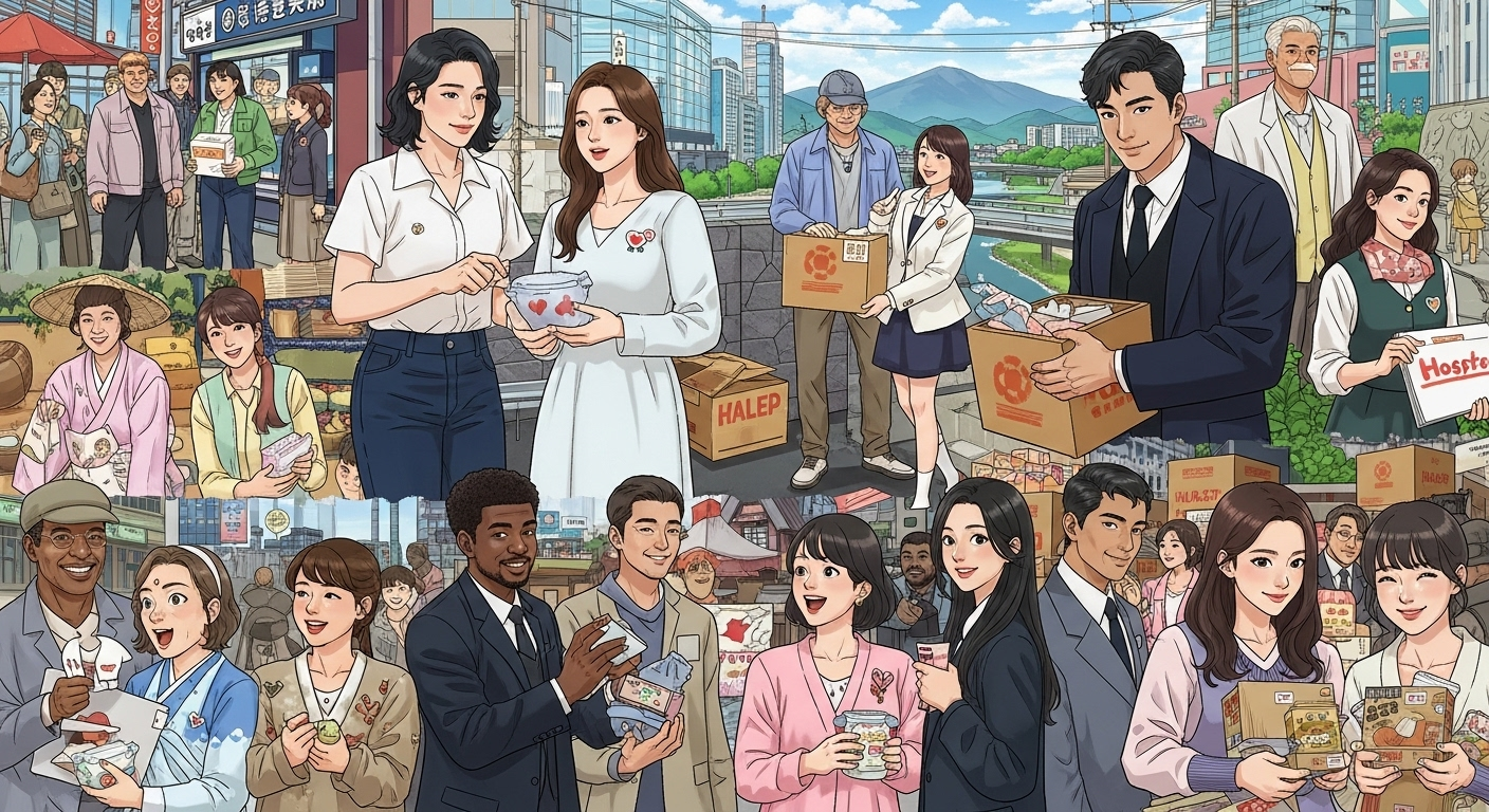 한류 스타의 글로벌 사회적 영향력( 기부)