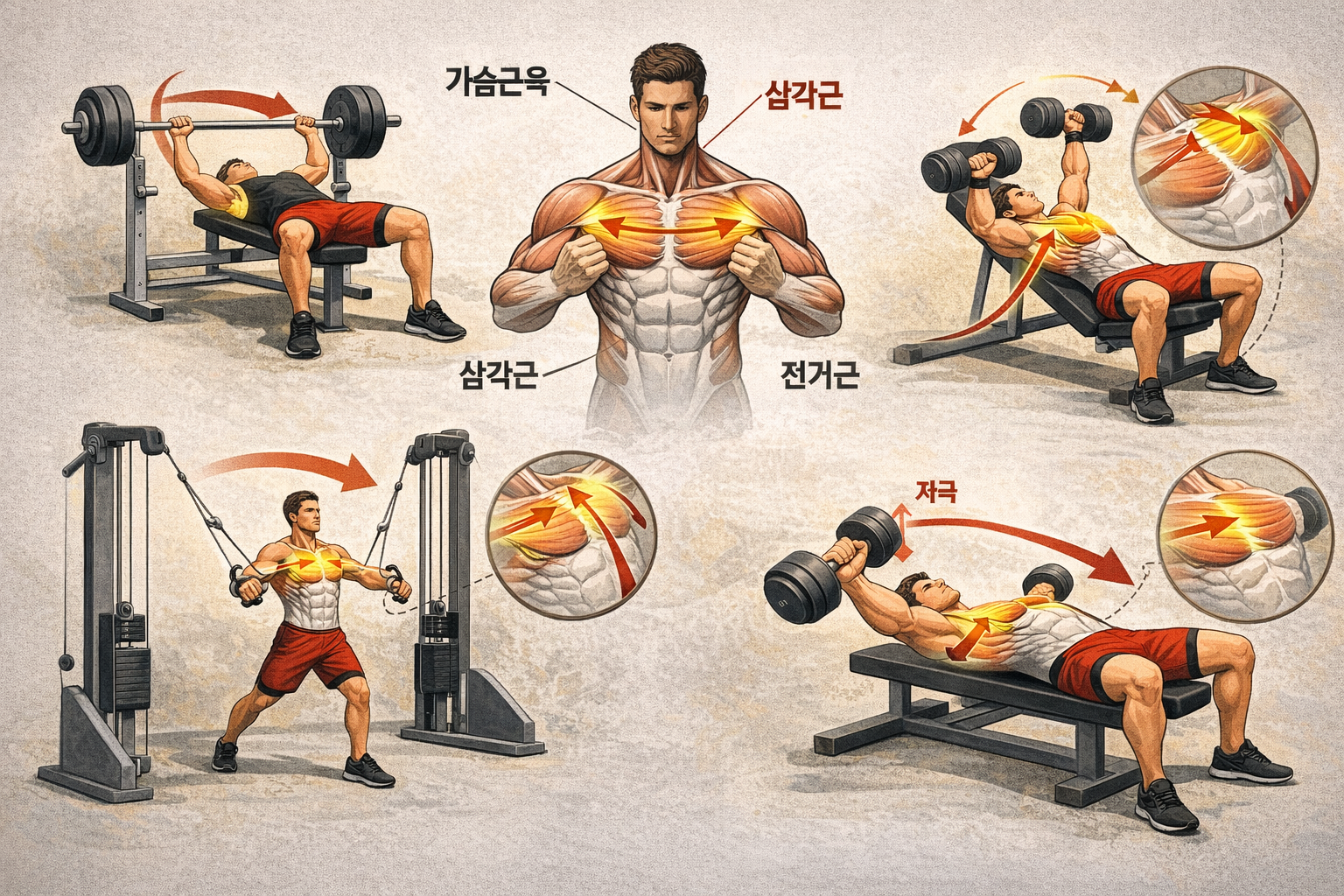 문제 제기: 왜 대부분 딥스를 해도 가슴 자극이 없는가