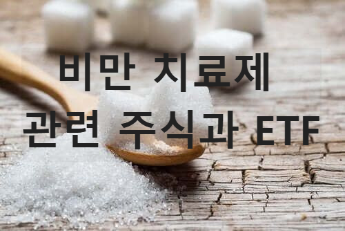비만 치료제 관련 주식과 ETF