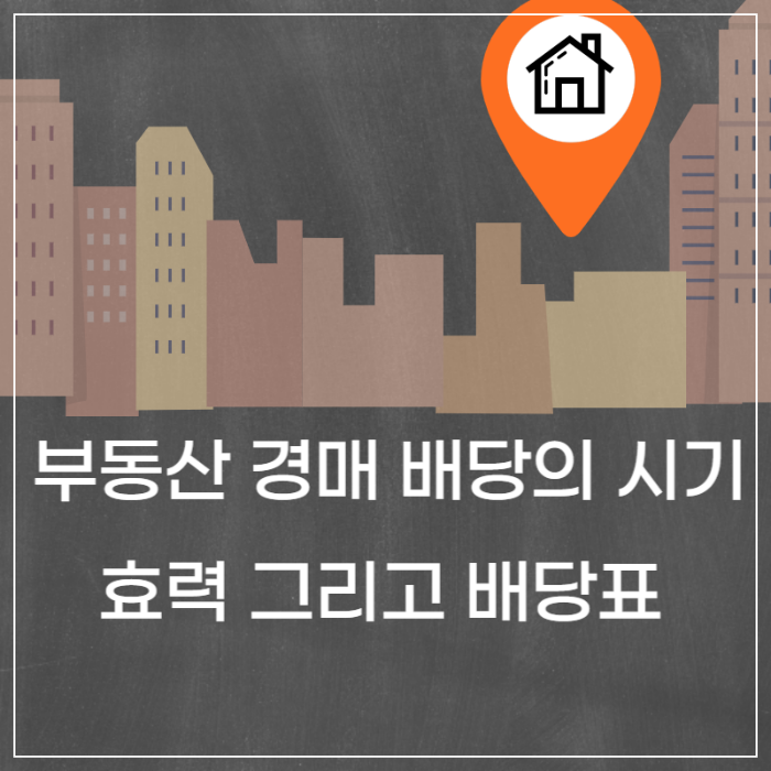 경매 배당 시기, 경매 배당 효력, 배당표