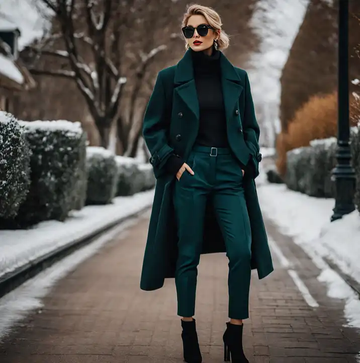 겨울 바지 코디 추천. 여성 기모바지, 남성 기모 팬츠