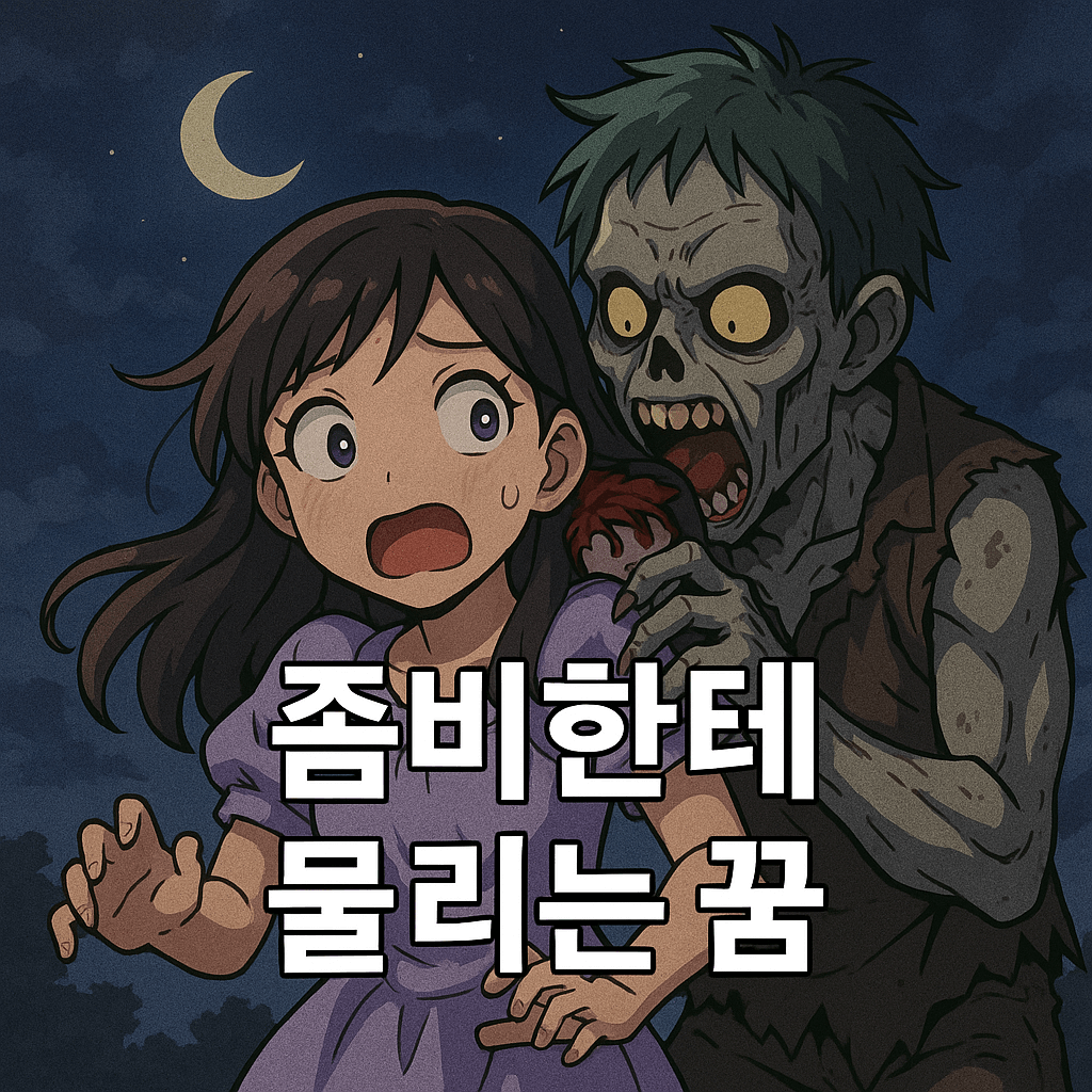 좀비한테 물리는 꿈