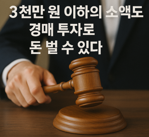 3천만원으로 경매을 시작할수 있다는 관련 이미지
