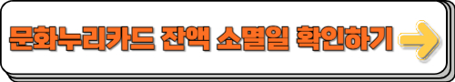 문화누리카드 잔액조회