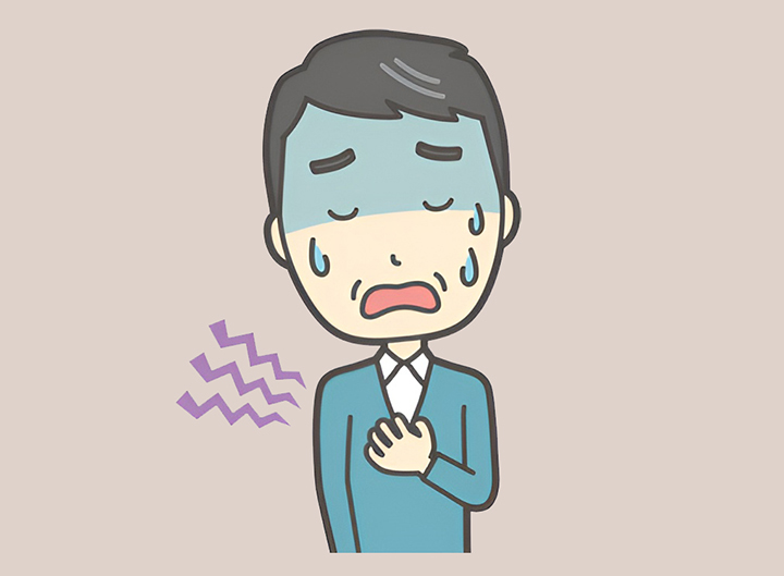 심장-박동이-불규칙한-남성