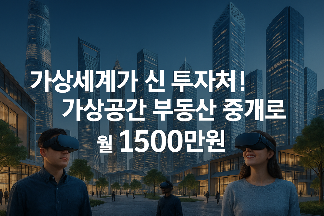 가상공간 부동산 중개로 월 1500만원