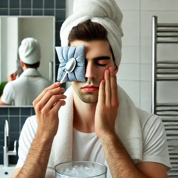 얼굴이 부은 이미지