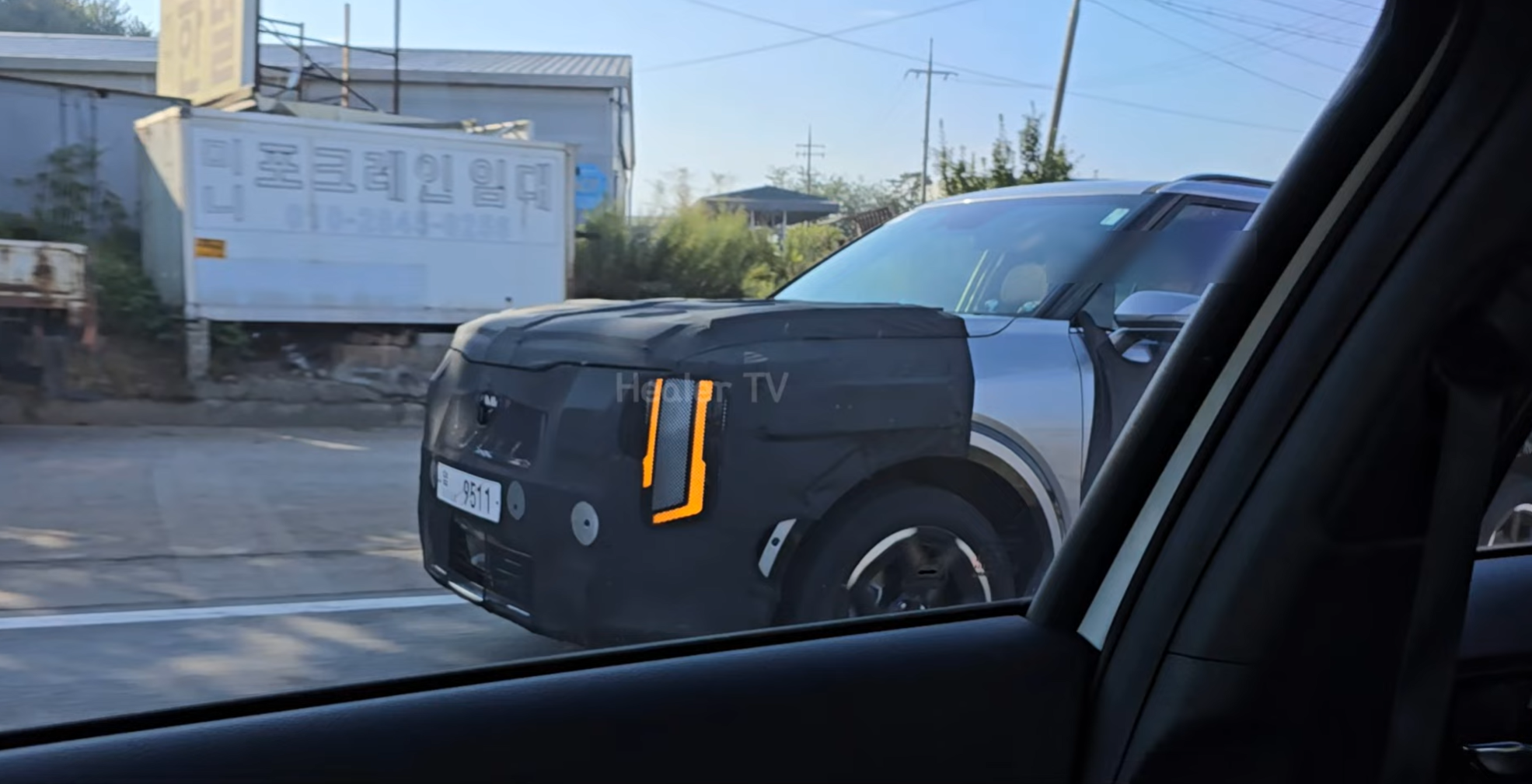 기아 텔루라이드 풀체인지 테스트카 스파이샷