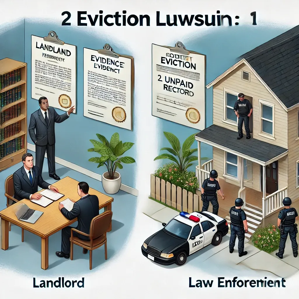 명도소송-증거제출-강제집행-법적절차