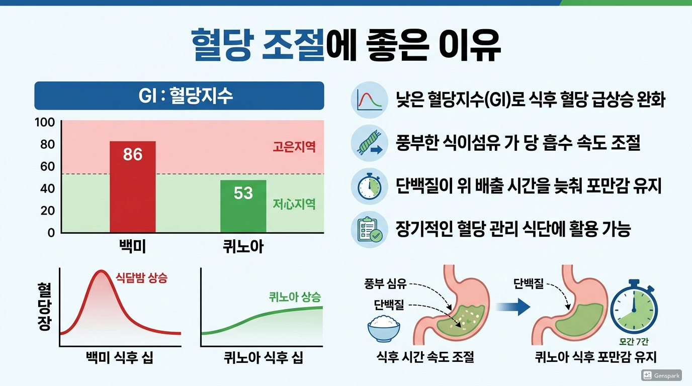 혈당 조절에 좋은 이유