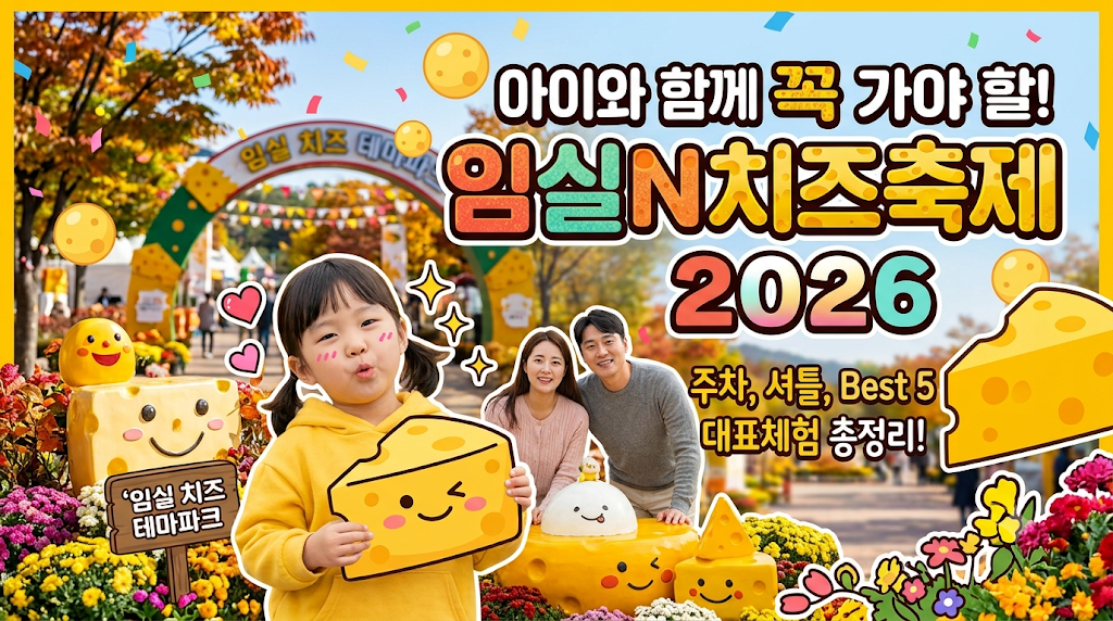 아이와 함께 꼭 가야 할 임실N치즈축제 2026 썸네일