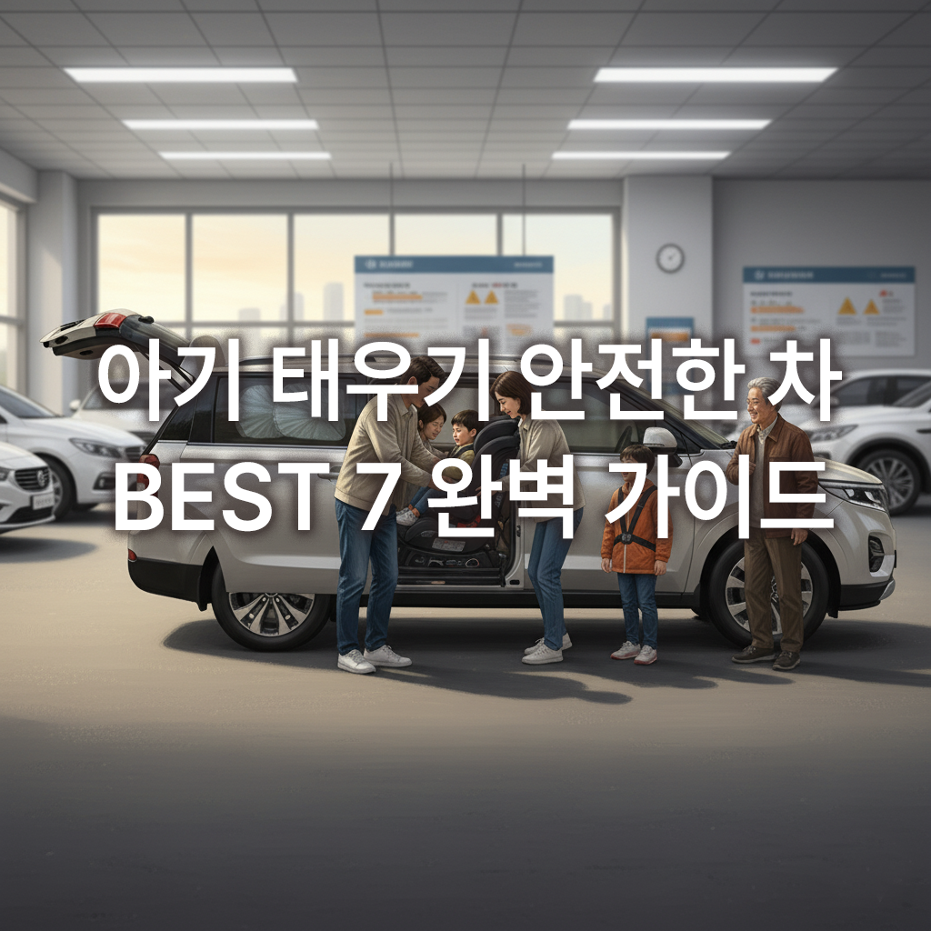 아기 태우기 안전한 차 BEST 7 완벽 가이드