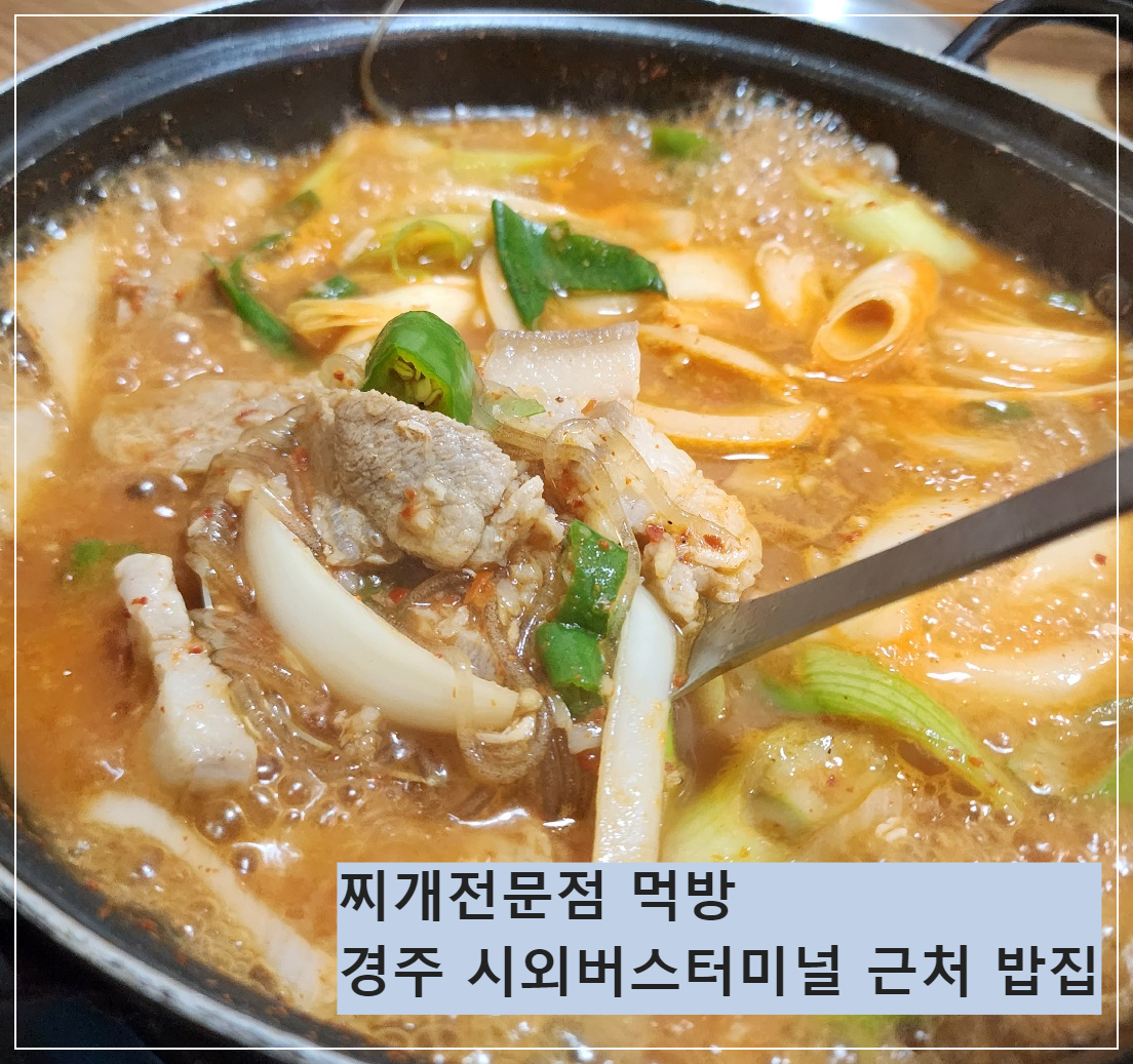 경주-시외버스-터미널-근처-찌개맛집-먹방