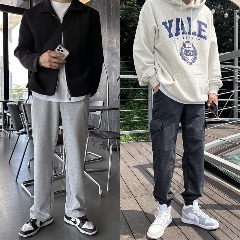 남자 트레이닝 바지 세트 팬츠 트레이닝복 기모 조거 운동복 츄리닝