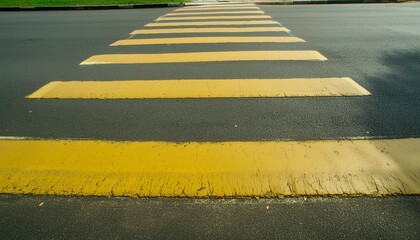 노란색 횡단보도의 도입