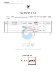 여권 발급 준비물