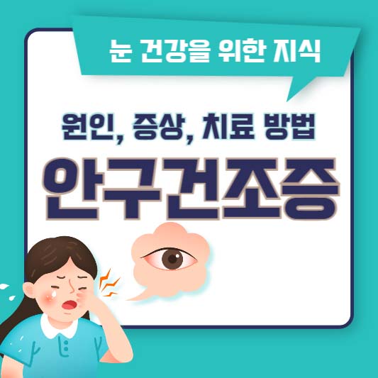 안구건조증 원인 증상 치료 방법