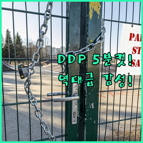 동대문 DDP 도보 5분 거리 나만 ..