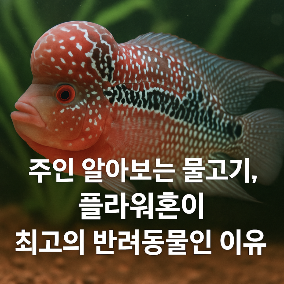 주인 알아보는 물고기, 플라워혼이 최고의 반려동물인 이유