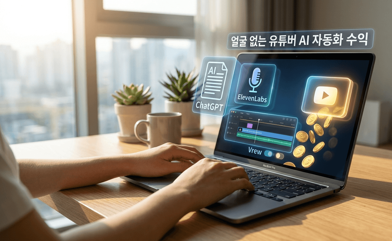 얼굴 없는 유튜버 AI 자동화 수익