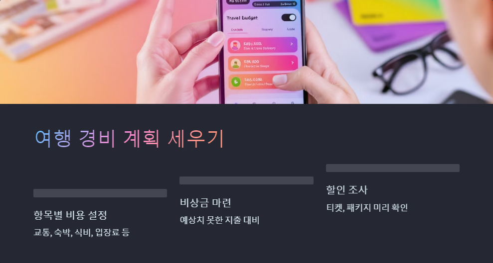 여행예산