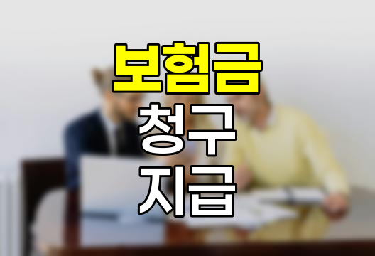 보험금 청구부터 지급까지의 여정