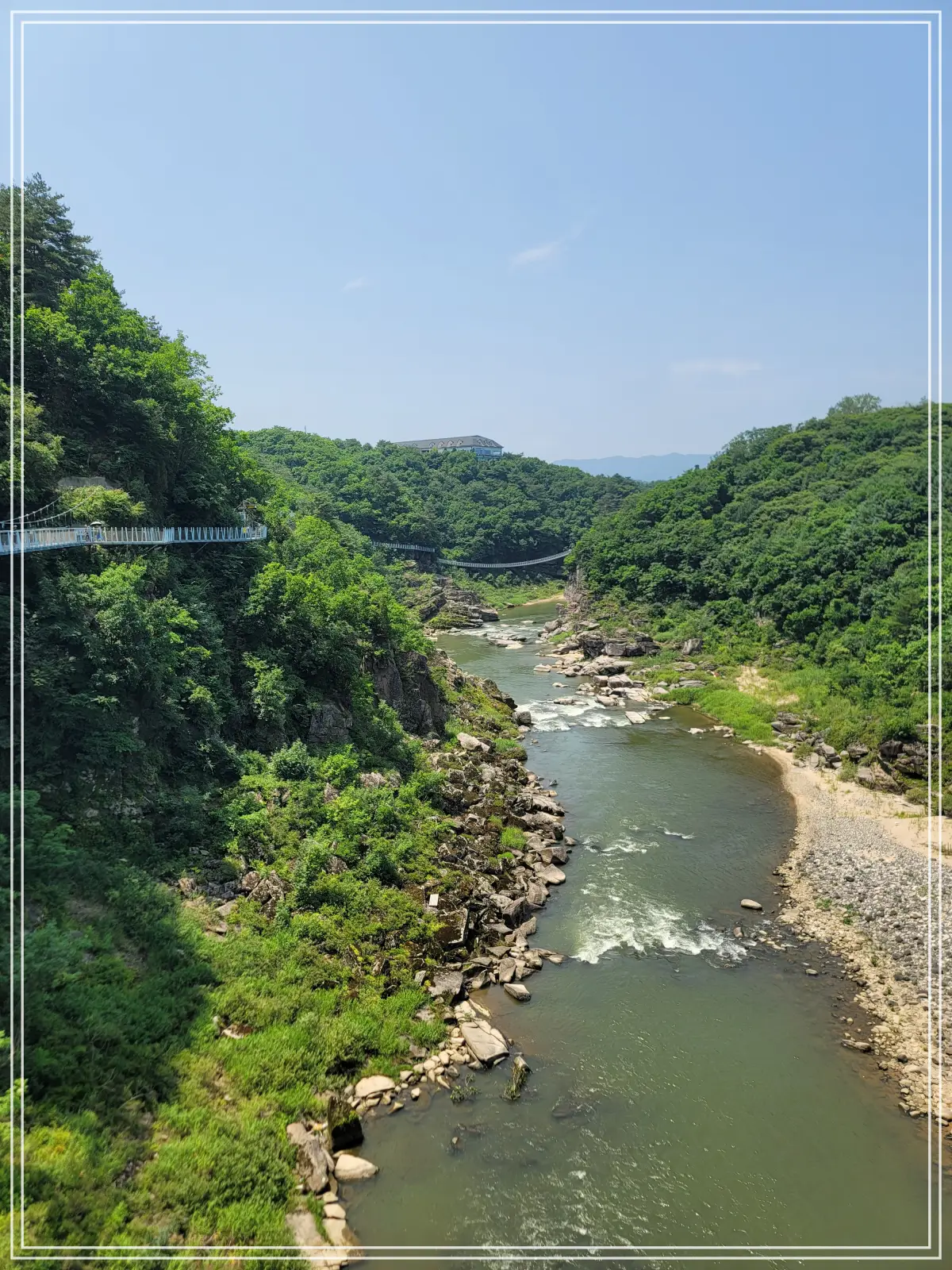 한탄강-주상절리길-순담-스카이전망대-드르니방향-전경
