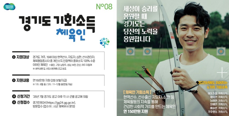 경기도 체육인 기회소득