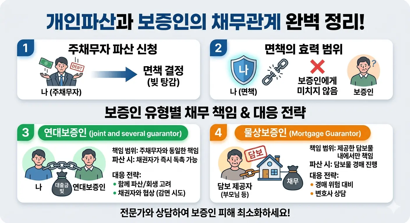 개인파산과 보증 이미지
