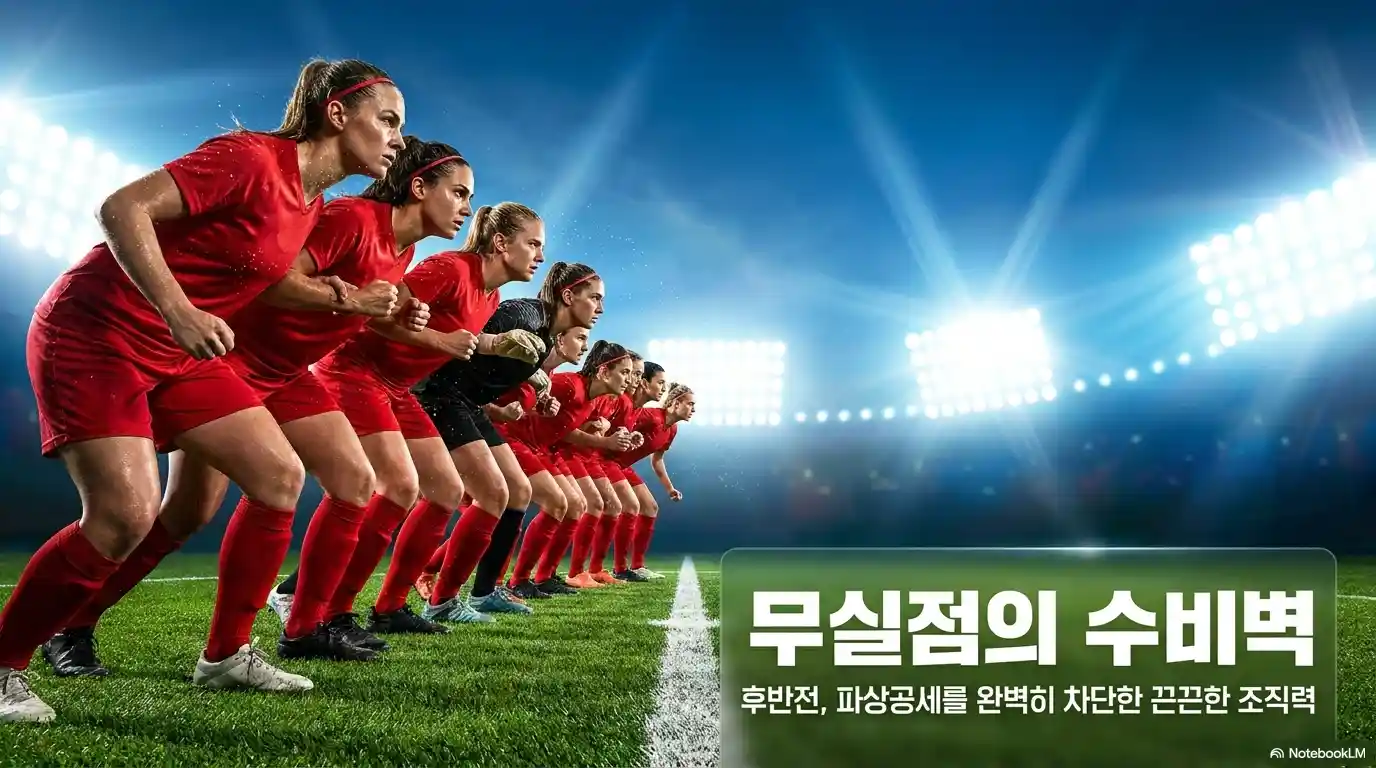 경기 후반전 내고향의 무실점 수비벽