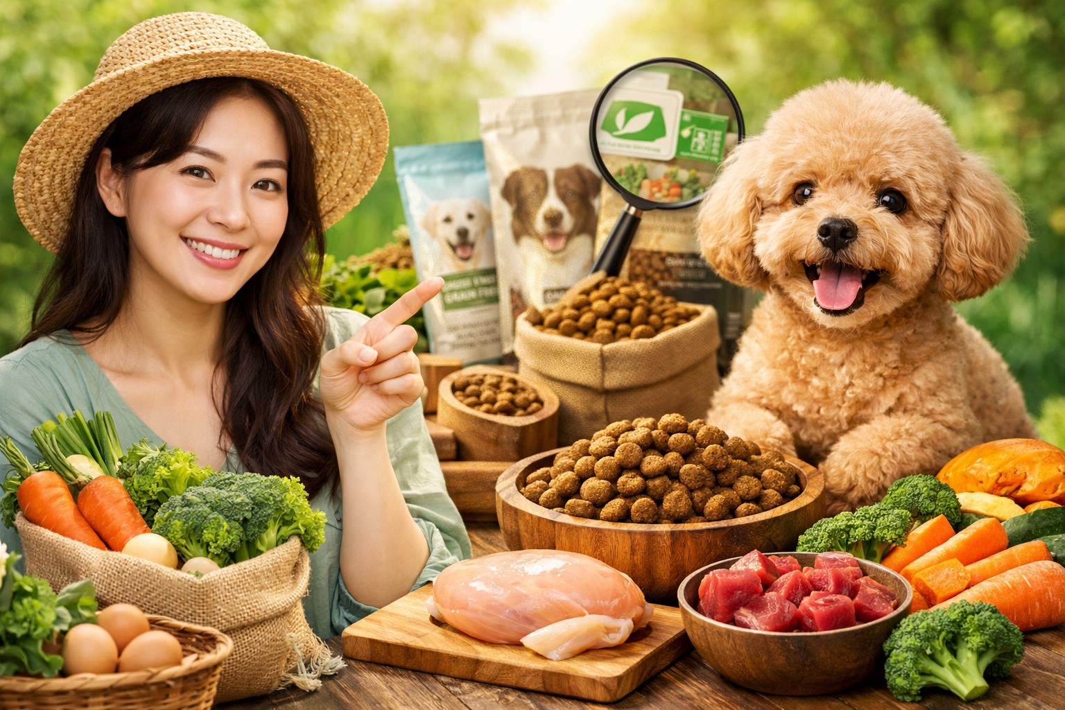 유기농 강아지 사료