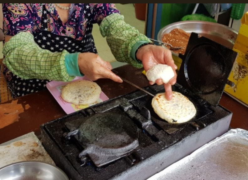 광명전통시장 호떡