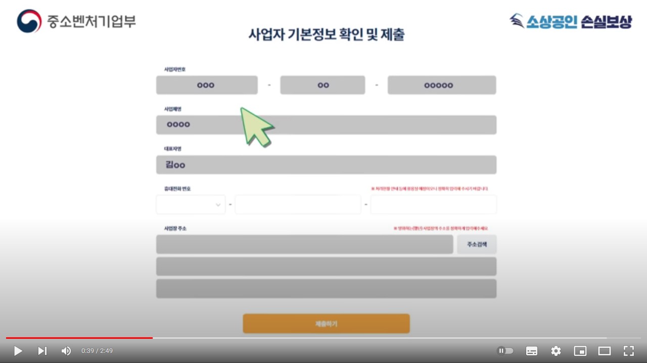 소상공인 손실보전금