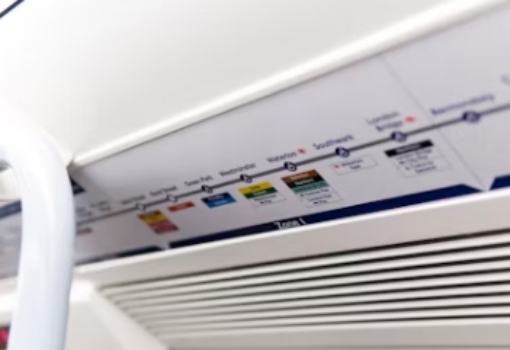 Installed high-efficiency grade 1 air conditioner in a small business store