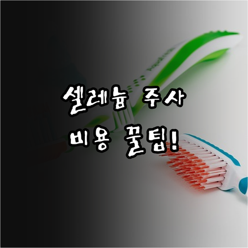 셀레늄 주사 효능과 병원 방문 전 비..